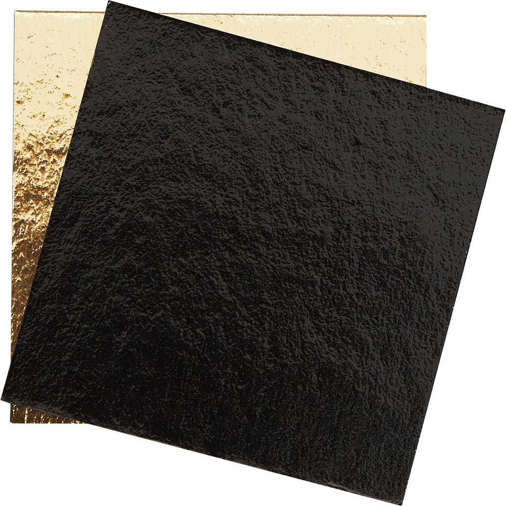 GOLD-SCHWARZ KARTON für Konditorbox 10
