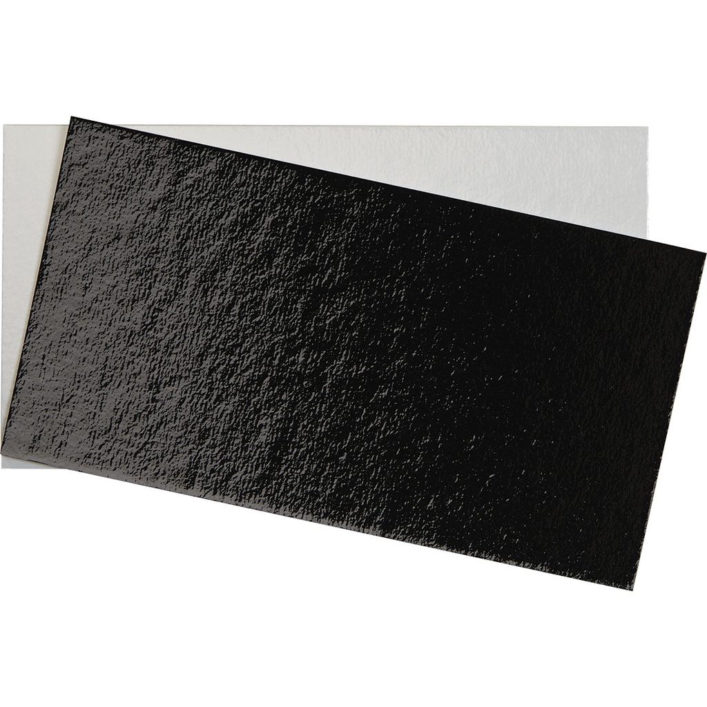 CARTON BLANC/NOIR pour boite pâtissière 18