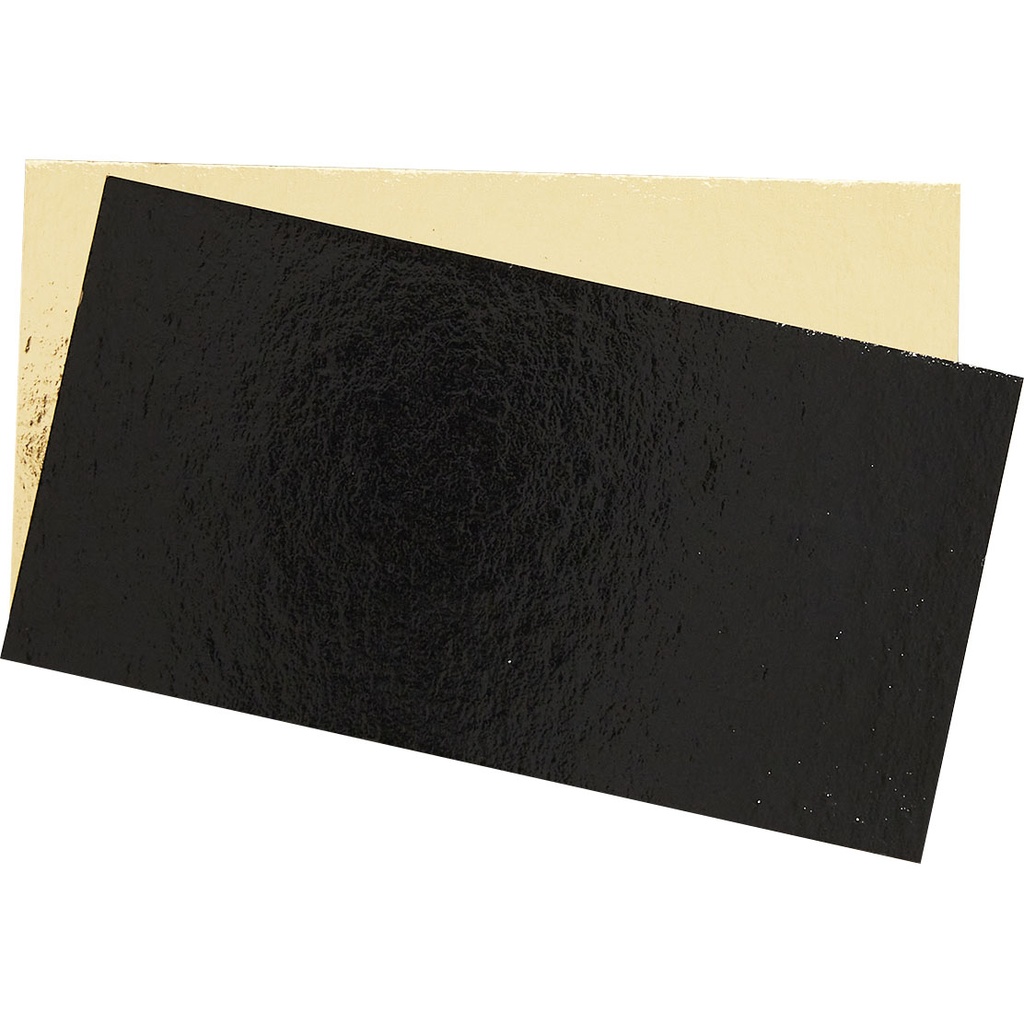 CARTON OR/NOIR pour boite pâtissière 18