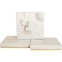 SCENES DE NEIGE frenchy 25 assortment of 3