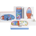 LES PETITES SARDINES rectangular basic box  assortment of 4