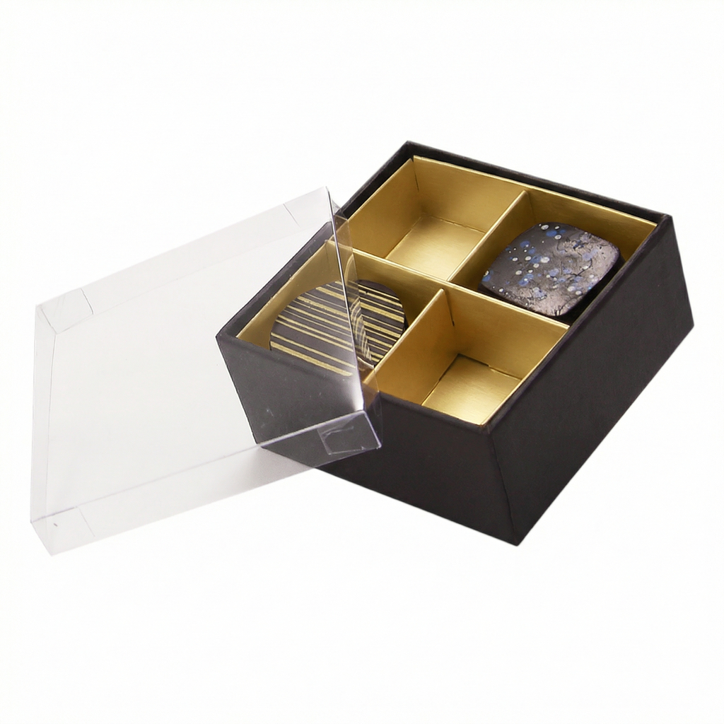 Chocolate transparent 4 chocolates