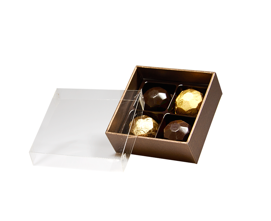 Terra transparent 4 chocolates