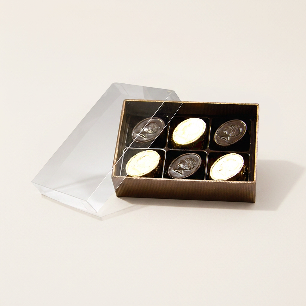 Terra transparent 6 chocolates