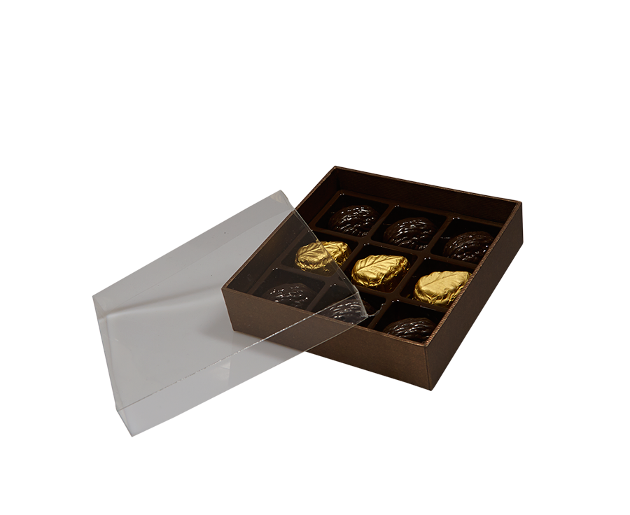 Terra transparent 9 chocolates