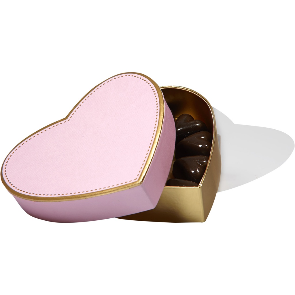 Sweet Gold scatola cuore rosa