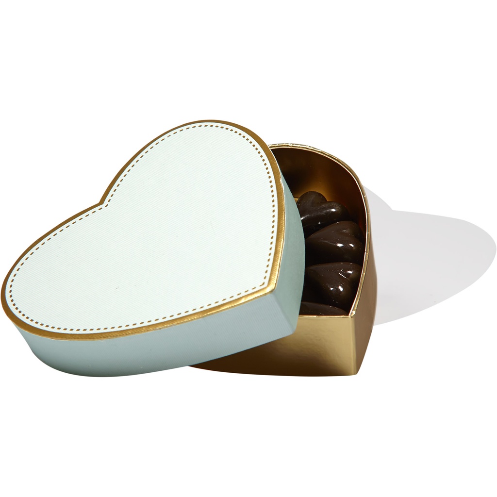 Sweet Gold hartdoos aqua