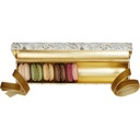 Snowgold round macaron box