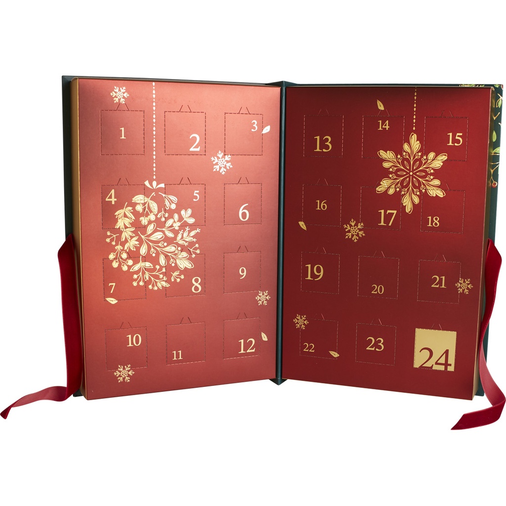 Where winter blooms bookstyle advent calendar