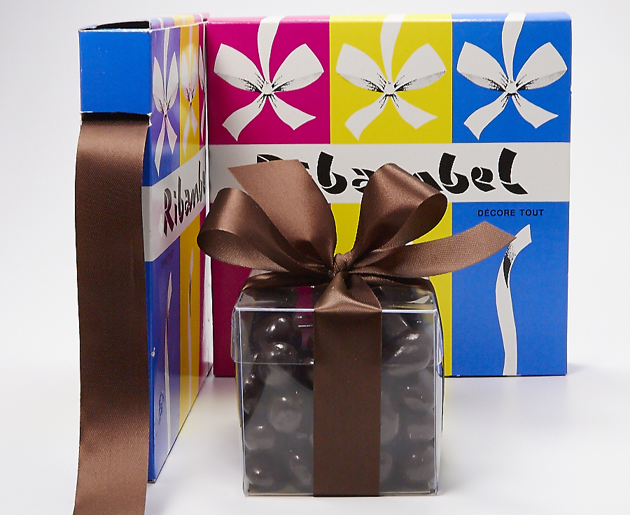 RIBANBEL chocolat 25mm
