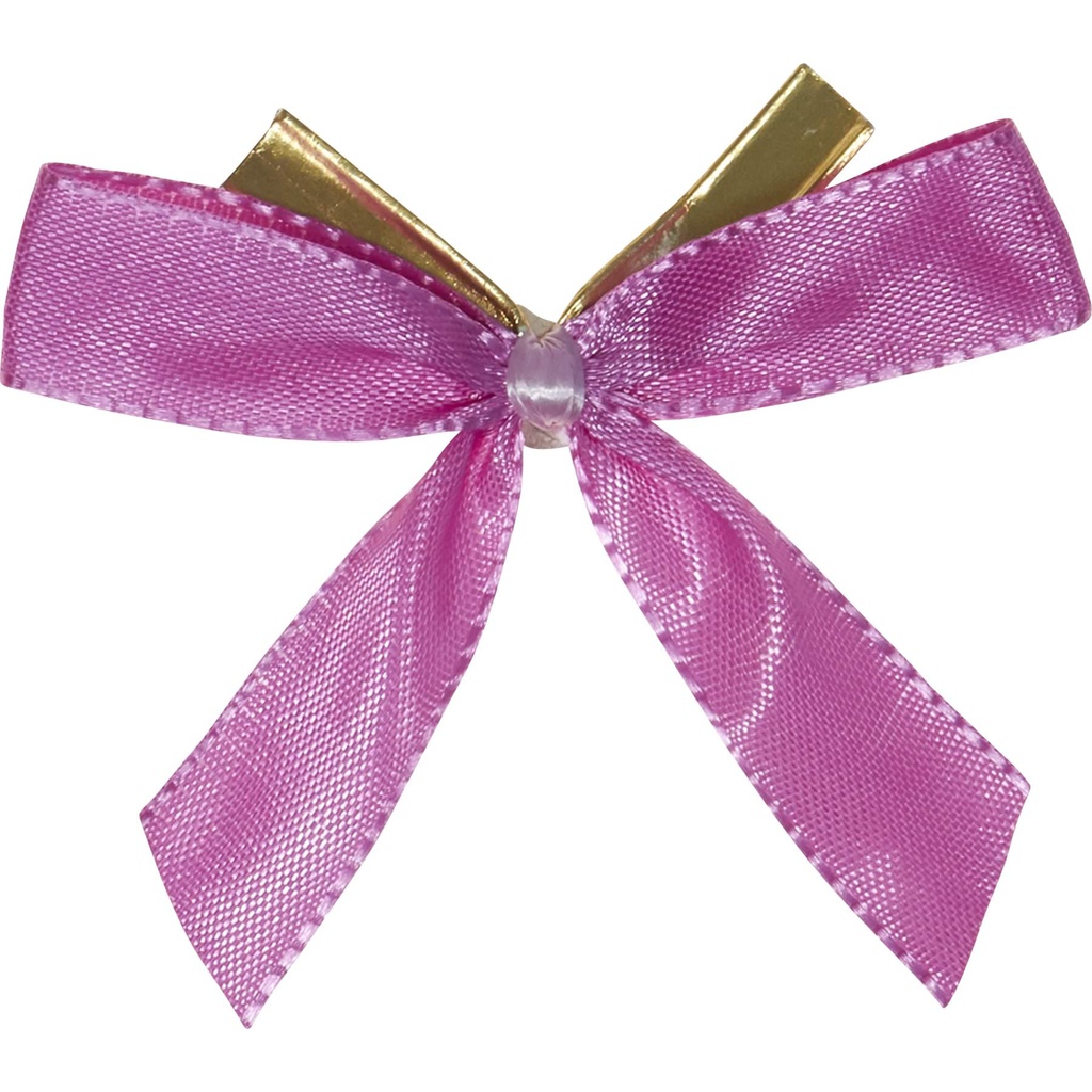 CLIP bow pink 25