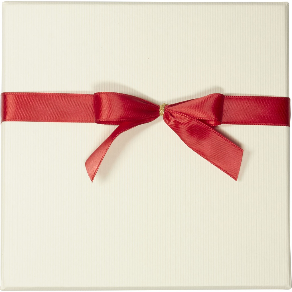 NOEUD à plat rouge***