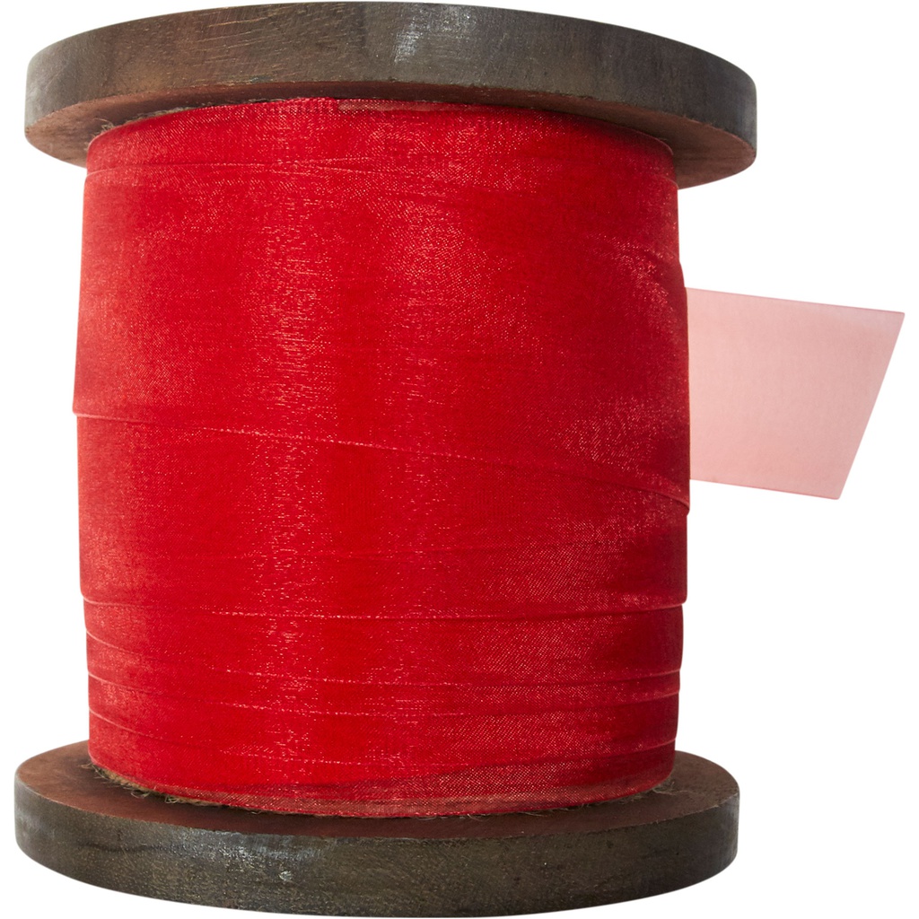 ORGANZA 40mm rot 20