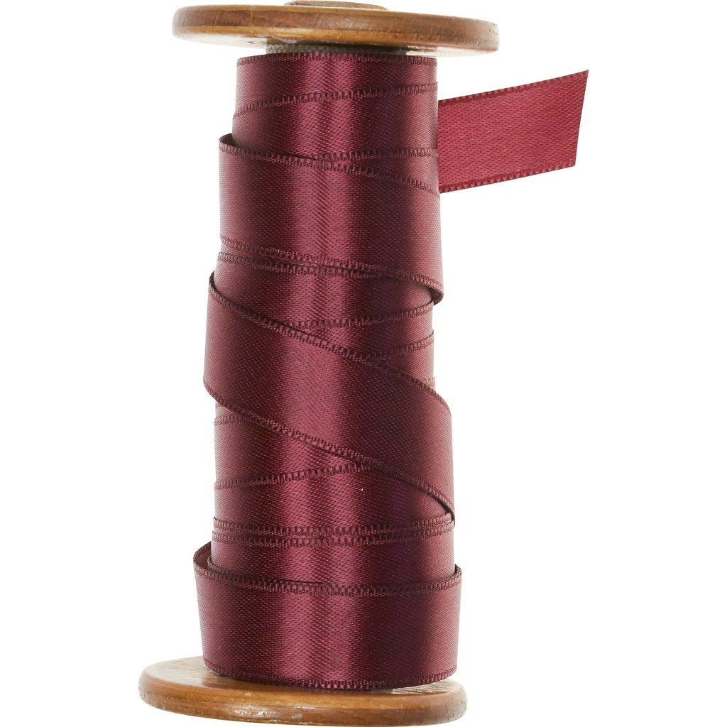 SATINA 15mm bordeaux 27 -RBN49721527