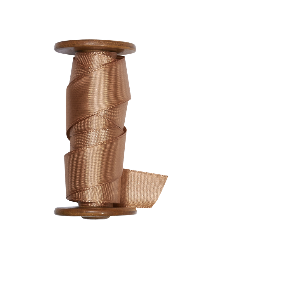 SATINA 25mm donker beige 18*