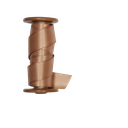 SATINA 25mm beige foncé 18*