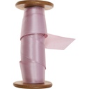 SATINA 25mm rose pâle 22