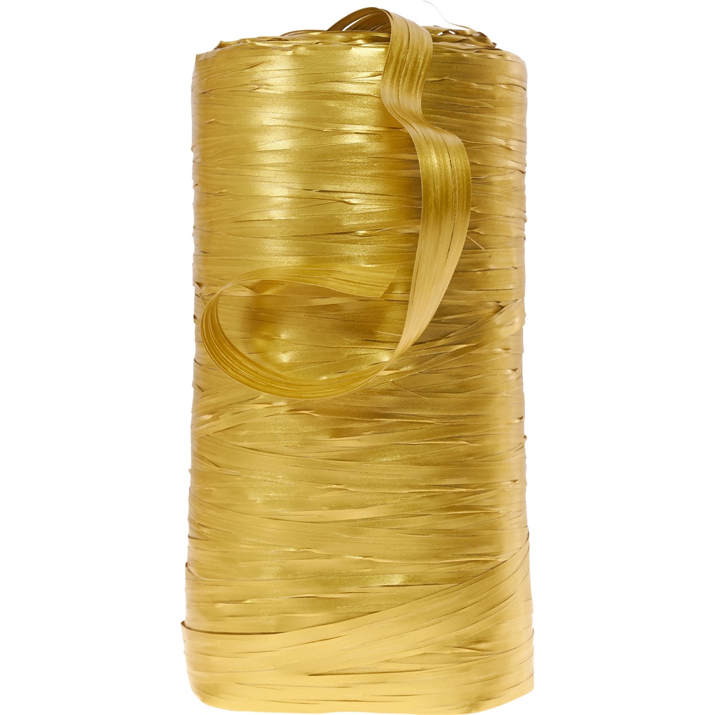 RAFFIA metallic gold 