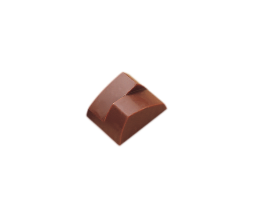 MOULD for pralines - square with counter top