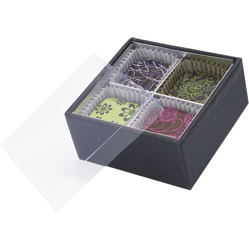 BLACK IS BLACK transparente 4 choc