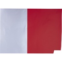 DUO UNI red/silv paper sheets