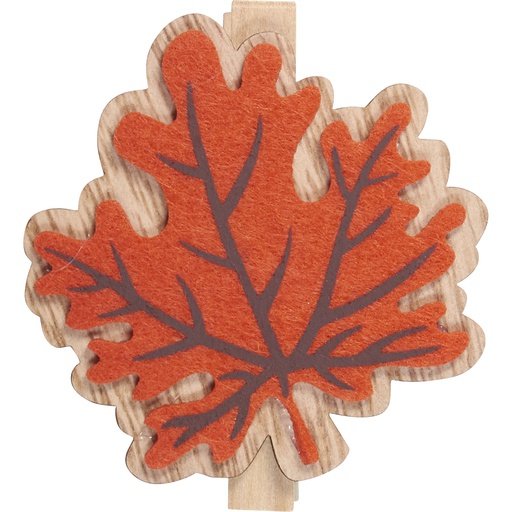 [4504*40*01*40] FRISSON D'AUTOMNE Leaf clip orange