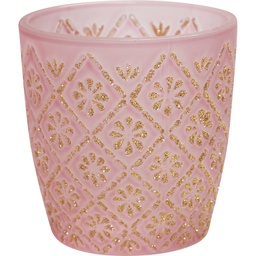 [7504*66*01*21] REGENCE Pink candleholder small