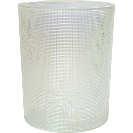 [7504*67*02*00] MANTEAU BLANC Snowflake candlehoder big