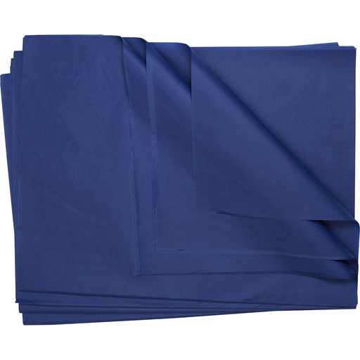 [3316*01*50*206] SILK PAPER navy blue