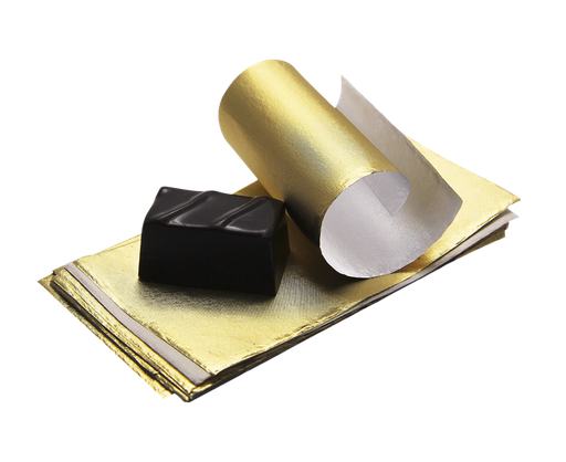 [3405*05*11*15] ALUMINIUM kleines Blatt gold