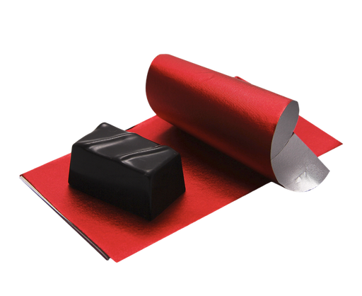 [3405*05*11*20] ALUMINIUM kleines Blatt rot