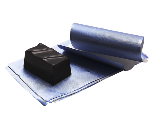 [3405*05*11*31***] ALUMINIUM kleines Blatt blau