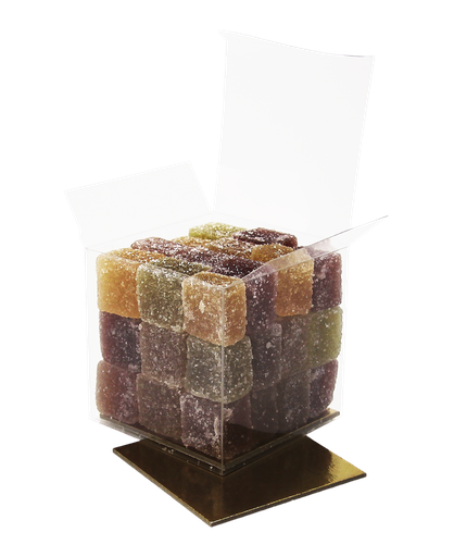 [3412*75X75*00] TRANSPARENT cubo pieghevole