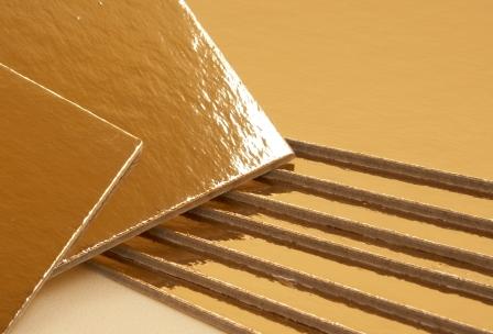 [3435*03*74*15***] CARDBOARD gold sheet