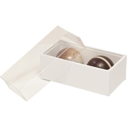 [3534*05*04*01] PURE WHITE transparent 2 choc