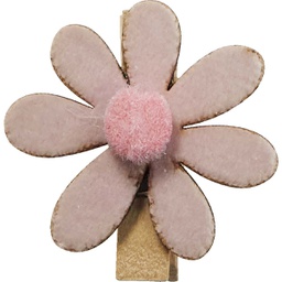[4504*45*33*21] LOOPING flower clips pink