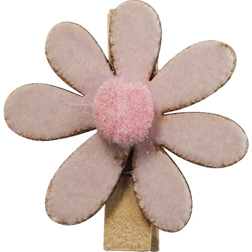 [4504*45*33*21] LOOPING flower clips pink