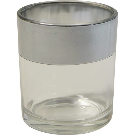 [7604*60*03*00] BELGIAN SKY small glass candle holder