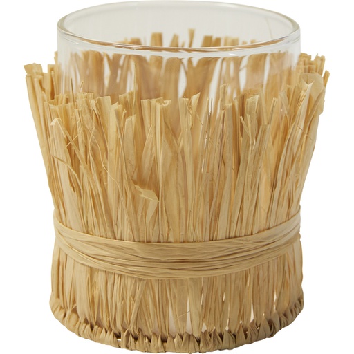 [7604*60*05*00] DUSKY BERRY big glass candle holder