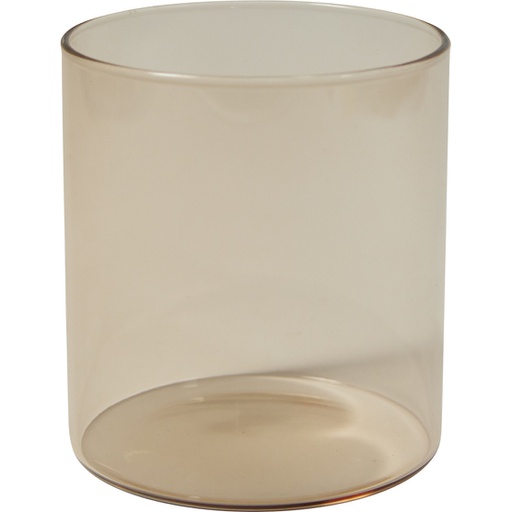 [7604*60*13*21] ROMANCE GOURMANDE light pink glass candle holder