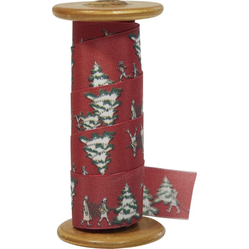 [2379*4099*25CV] MY CHRISTMAS VILLAGE ribbon 25mm