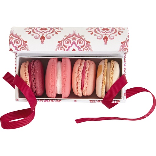 [5532*98*04*22] RASPBERRY SORBET macaron box 4pcs