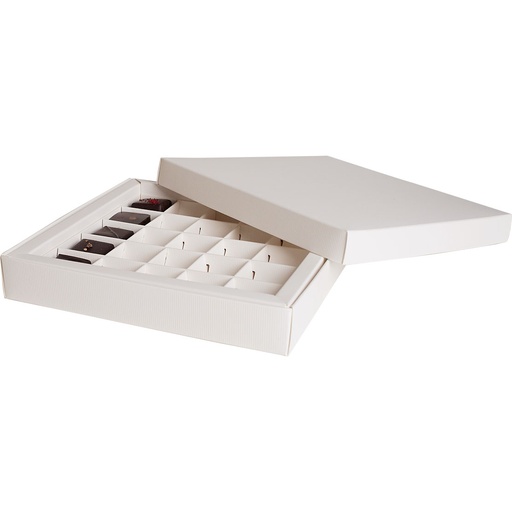 [3678*13*25*01] SOFT WHITE carré 25 -BXS022501