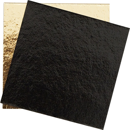 [3436*08*10*90] GOLD/BLACK CARDBOARD for pastry box 10