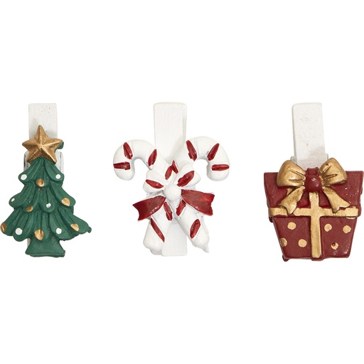 [4504*48*02*99] ALL UNDER THE TREE clip assortment of 3 
