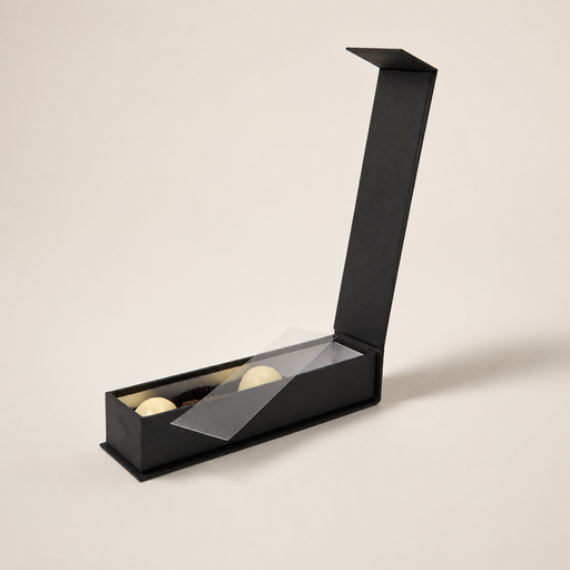 [BXR150590] Black is black Magnetverschluss Reglet-Box 5 Schokolade