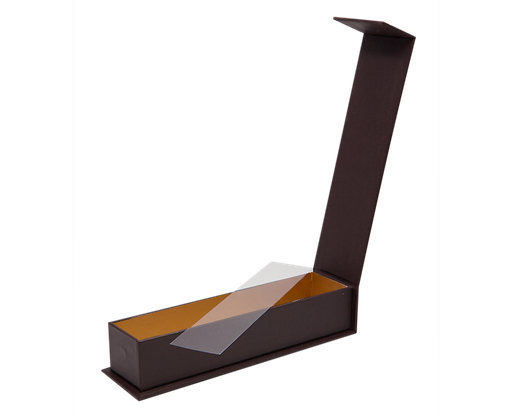 [BXR170579] Chocolate coffret à fermeture aimantée réglette 5 chocolats