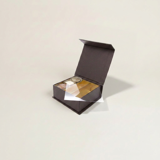 [BXR170979] Chocolate chiusura magnetica scatola quadrata 9 cioccolato