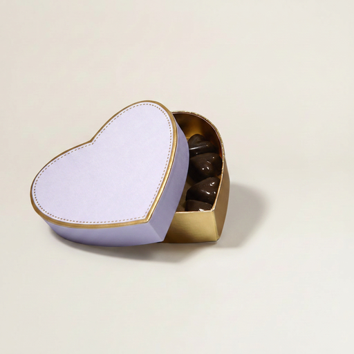 [BXR191262] Sweet Gold scatola cuore lavanda
