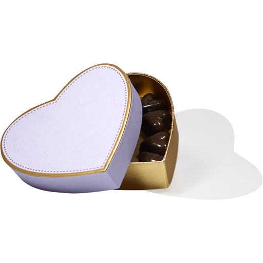 [BXR191262] Sweet gold coffret coeur lavande